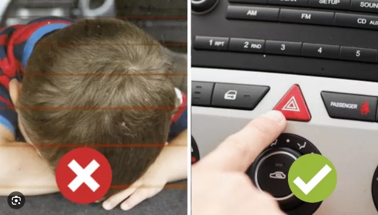 Cách trẻ em thoát hiểm từ bên trong xe ô tô
