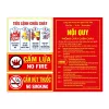 Bộ nội quy tiêu lệnh PCCC 4 tấm 14 Bộ nội quy tiêu lệnh PCCC 4 tấm