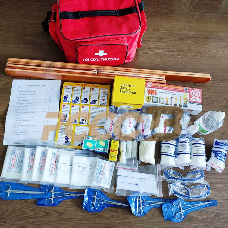 Túi y tế sơ cấp cứu loại A cho 25 người (27 dụng cụ) 13 Túi y tế sơ cấp cứu loại A
