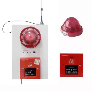 Tổ hợp báo cháy không dây FireSmart FSMBL-001 (Liên động) 5 Hộp tổ hợp chuông đèn nút nhấn Firesmart FSMBL-001