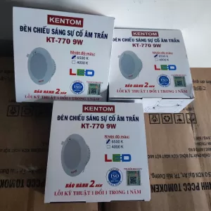 Đèn sự cố âm trần 9W Kentom KT-770