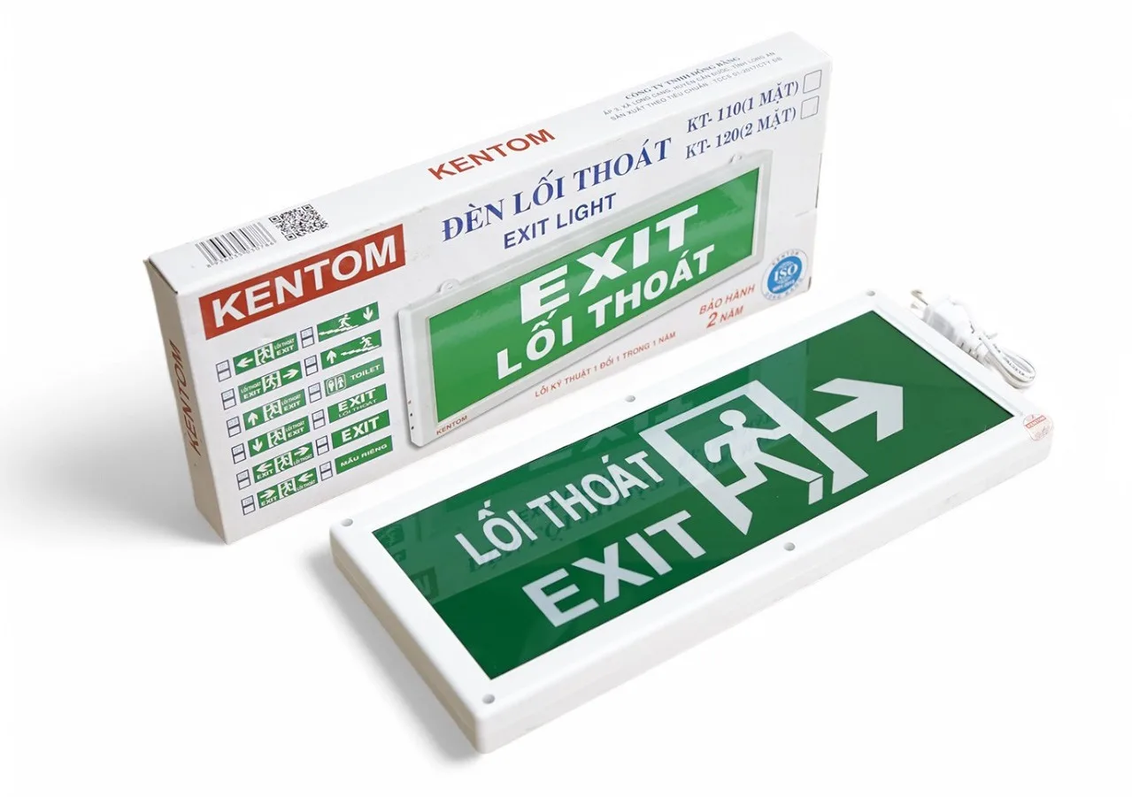 Đèn Exit Kentom 110 120