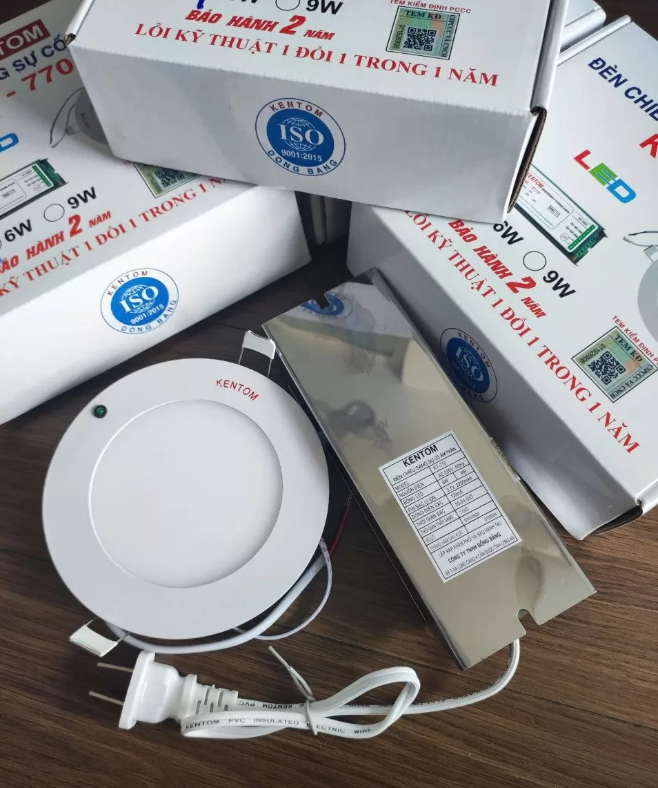 Đèn sự cố âm trần 6W Kentom KT-770