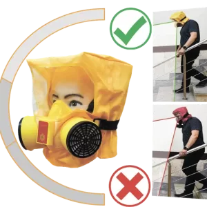 Mặt nạ cứu hỏa phòng chống khói độc PCCC Chance E (Nga) 17 Mặt nạ cứu hỏa phòng chống khói độc PCCC Chance E (Nga) 16