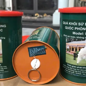 Quả tạo khói diễn tập PCCC KT-18 (khói trắng, ~3 phút) 6 Quả tạo khói diễn tập PCCC KT-18