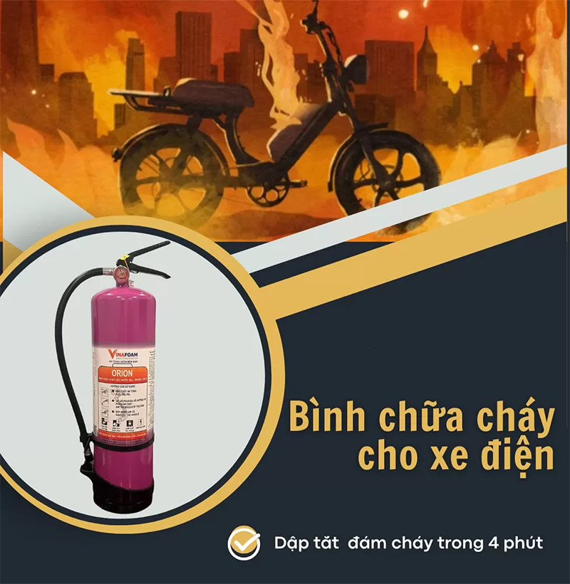 Làm gì khi cháy xe điện ?