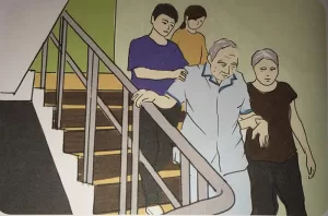 Hướng dẫn sử dụng thang thoát hiểm đúng cách khi có hỏa hoạn