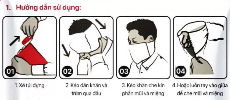 Hướng dẫn sử dụng khăn cứu sinh thoát hiểm