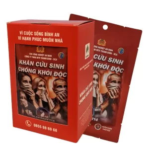 Hộp khăn cứu sinh, chống khói độc