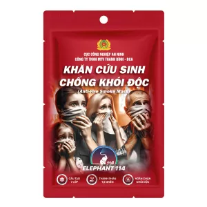 Khăn cứu sinh thoát hiểm, chống khói độc PCCC