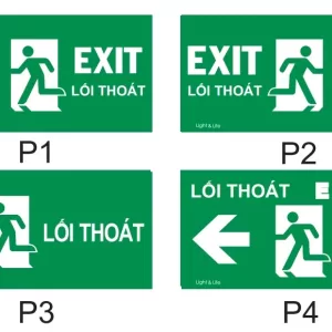 Các loại Đèn exit 1 mặt Paragon