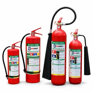 Các loại Bình chữa cháy của 83MEC - Bộ Quốc Phòng 2026