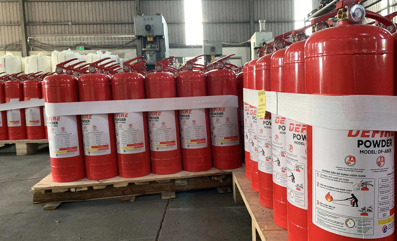 Bình chữa cháy bột ABC 8kg DeFire DF-ABC8