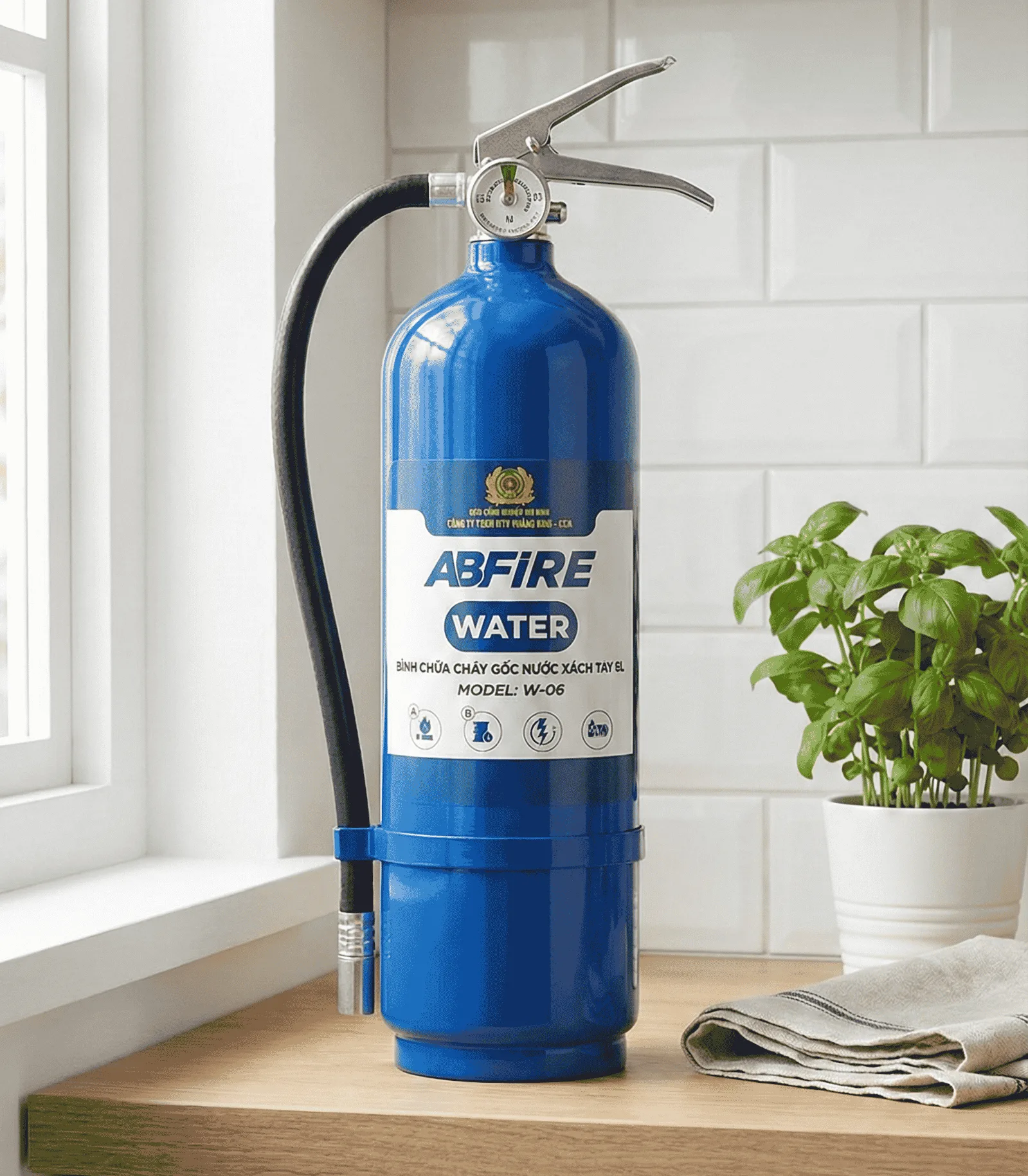 Bình chữa cháy gốc nước ABFIRE - Hình minh họa